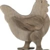 Clayre & Eef Beeld Kip 31x16x35 Cm Bruin Hout Woonaccessoires Beeld Decoratie Decoratieve Accessoires -Clayre & Eef 1023x1200