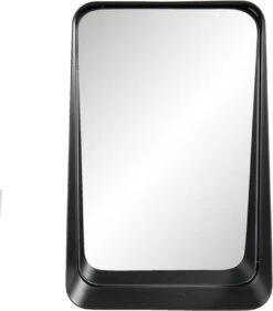 Clayre & Eef Spiegel 19x29 Cm Zwart Ijzer Rechthoek Grote Spiegel Wand Spiegel Muur Spiegel -Clayre & Eef 1054x1200