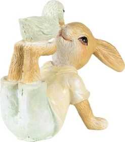 Clayre & Eef Beeld Konijn 7 Cm Bruin Groen Kunststof Woonaccessoires Paashaas Pasen 9 Clayre & Eef Beeld Konijn 7 Cm Bruin Groen Kunststof Woonaccessoires Paashaas Pasen -Clayre & Eef 1056x1200
