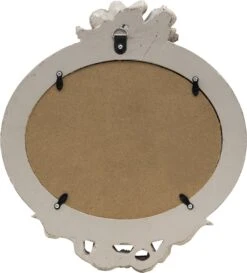 Clayre & Eef Spiegel Engel 28x33 Cm Grijs Beige Hout Glas Passpiegel Grote Spiegel Wand Spiegel -Clayre & Eef 1087x1200