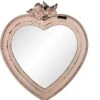 Clayre & Eef Spiegel 30x34 Cm Roze MDF Glas Hartvormig Engelen Grote Spiegel Wand Spiegel Muur Spiegel -Clayre & Eef 1163x1200 1