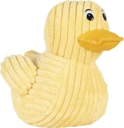 Clayre & Eef Deurstopper Eend 20x20x24 Cm Geel Polyester Deurklem Deurwig