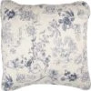 Clayre & Eef Kussenhoes 50*50 Cm Blauw Beige Polyester Vierkant Bloemen Sierkussenhoes Kussen Hoes -Clayre & Eef 1178x1200 1