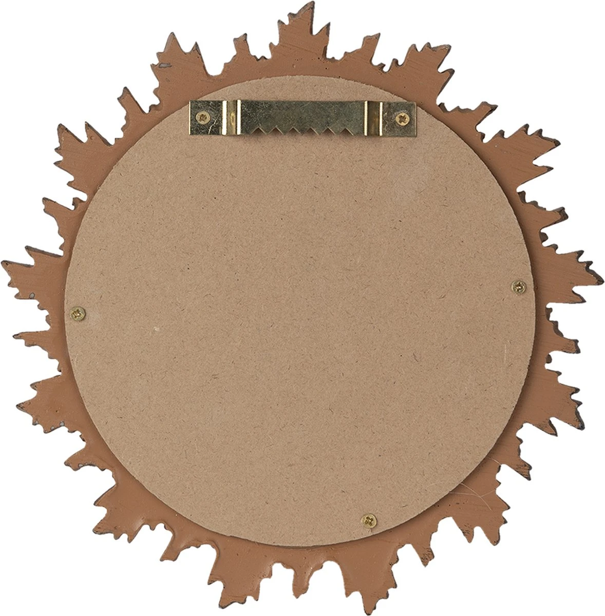 Clayre & Eef Spiegel Ø 18 Cm Goudkleurig Kunststof Rond Bolle Spiegel Wand Spiegel Muur Spiegel 4 Clayre & Eef Spiegel Ø 18 Cm Goudkleurig Kunststof Rond Bolle Spiegel Wand Spiegel Muur Spiegel - Afbeelding 2