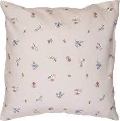 Clayre & Eef Kussenhoes 40x40 Cm Beige Blauw Katoen Vierkant Kip En Haan Sierkussenhoes Kussen Hoes -Clayre & Eef 1188x1200 2