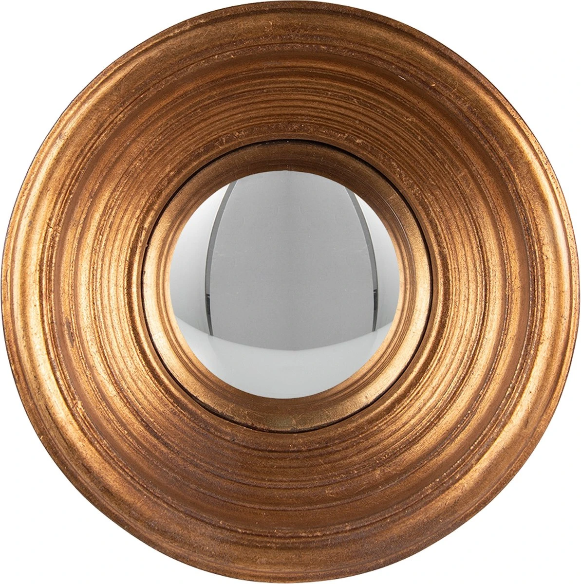 Clayre & Eef Spiegel Ø 16 Cm Goudkleurig Kunststof Rond Grote Spiegel Wand Spiegel Muur Spiegel 3 Clayre & Eef Spiegel Ø 16 Cm Goudkleurig Kunststof Rond Grote Spiegel Wand Spiegel Muur Spiegel