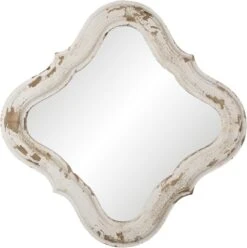 Clayre & Eef Spiegel 59x59 Cm Wit Hout Ovaal Grote Spiegel Wand Spiegel Muur Spiegel 7 Clayre & Eef Spiegel 59x59 Cm Wit Hout Ovaal Grote Spiegel Wand Spiegel Muur Spiegel -Clayre & Eef 1194x1200 12