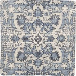 Clayre & Eef Kussenhoes 50x50 Cm Blauw Grijs Katoen Vierkant Sierkussenhoes Kussen Hoes -Clayre & Eef 1196x1200 3