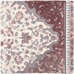 Clayre & Eef Kussenhoes 50x50 Cm Roze Blauw Katoen Vierkant Sierkussenhoes Kussen Hoes -Clayre & Eef 1197x1200 6
