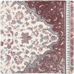 Clayre & Eef Kussenhoes 50x50 Cm Roze Blauw Katoen Vierkant Sierkussenhoes Kussen Hoes -Clayre & Eef 1198x1200 3