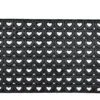 Clayre & Eef Deurmat 60x40 Cm Zwart Rubber Rechthoek Harten Mat Schoonloopmat Doormat 2 Clayre & Eef Deurmat 60x40 Cm Zwart Rubber Rechthoek Harten Mat Schoonloopmat Doormat -Clayre & Eef 1200x1047