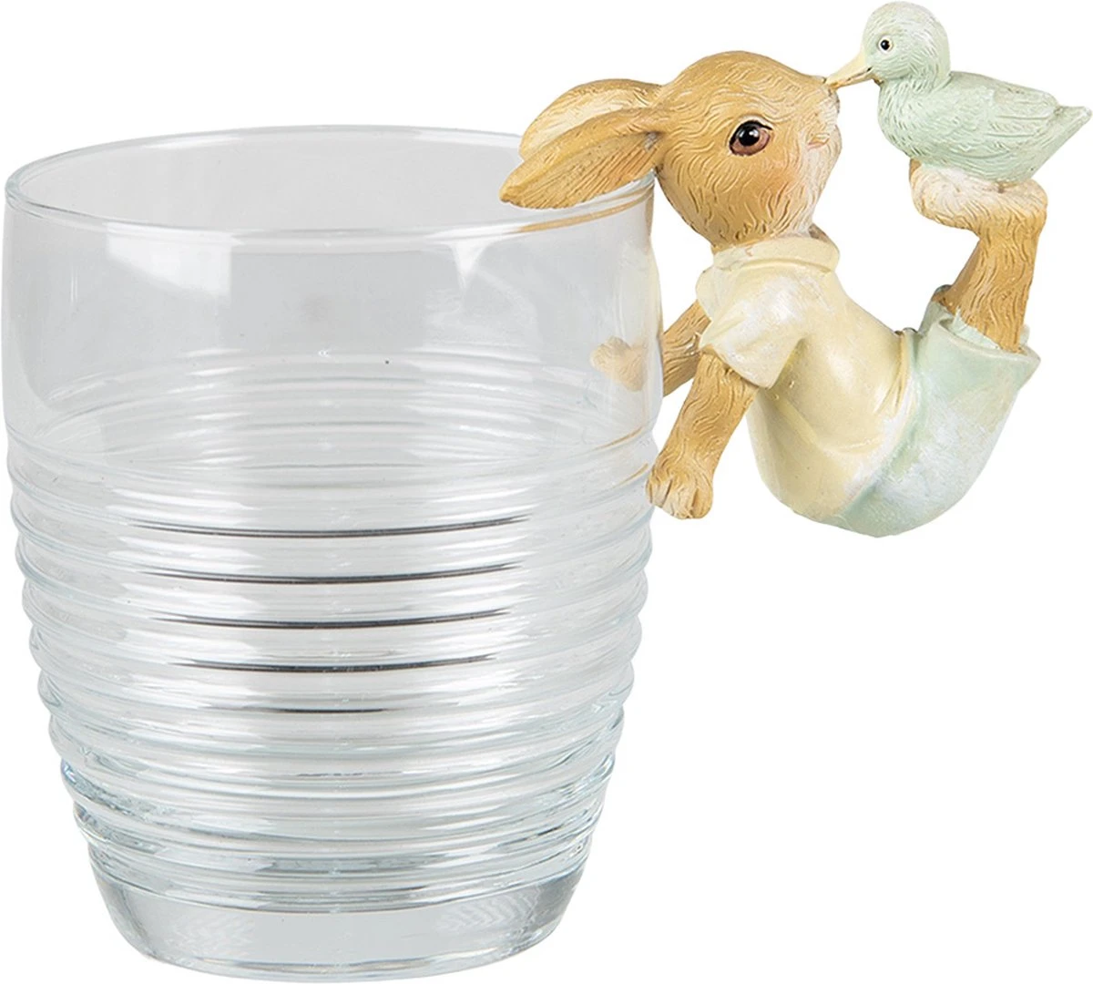 Clayre & Eef Beeld Konijn 7 Cm Bruin Groen Kunststof Woonaccessoires Paashaas Pasen 4 Clayre & Eef Beeld Konijn 7 Cm Bruin Groen Kunststof Woonaccessoires Paashaas Pasen - Afbeelding 2