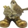 Clayre & Eef Beeld Vogel 9 Cm Goudkleurig Kunststof Woonaccessoires Beeld Decoratie Decoratieve Accessoires -Clayre & Eef 1200x1091 1