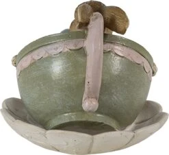 Clayre & Eef Beeld Konijn 11x8x7 Cm Bruin Groen Kunststof Woonaccessoires Paashaas Pasen 15 Clayre & Eef Beeld Konijn 11x8x7 Cm Bruin Groen Kunststof Woonaccessoires Paashaas Pasen -Clayre & Eef 1200x1099