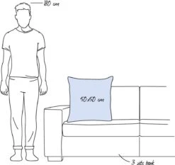 Clayre & Eef Kussenhoes 50x50 BOHO -Clayre & Eef 1200x1132 1