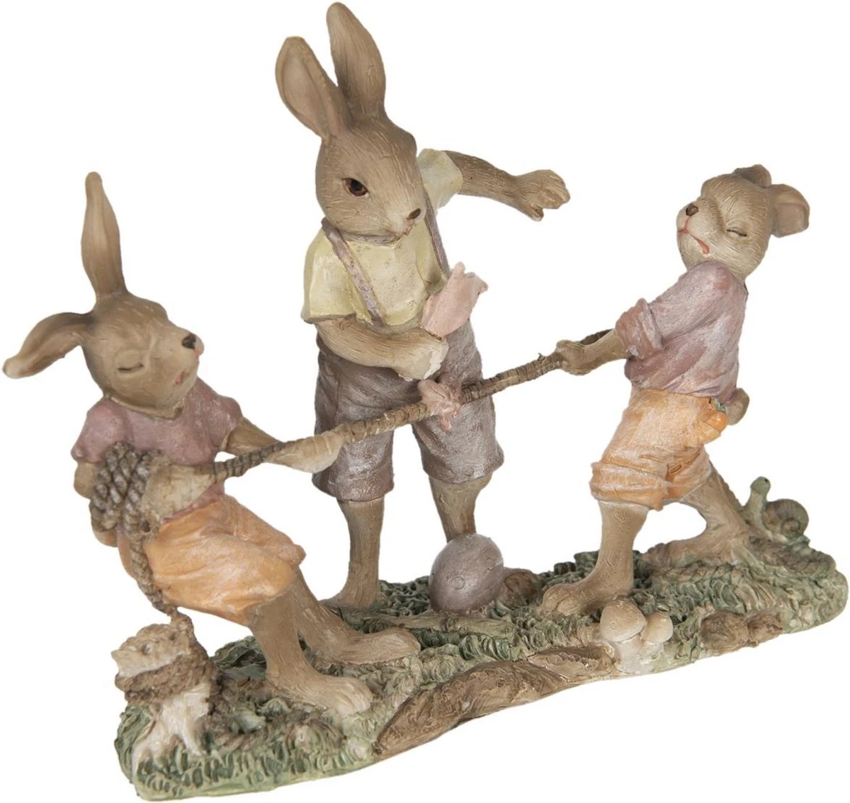 Clayre & Eef Beeld Konijn 20x7x15 Cm Bruin Kunststof Woonaccessoires Pasen Paashaas 7 Clayre & Eef Beeld Konijn 20x7x15 Cm Bruin Kunststof Woonaccessoires Pasen Paashaas - Afbeelding 5