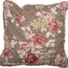 Clayre & Eef Kussenhoes 50x50 Cm Bruin Polyester Vierkant Bloemen Sierkussenhoes Kussen Hoes -Clayre & Eef 1200x1146 4