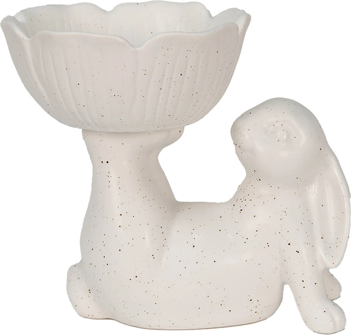 Clayre & Eef Beeld Konijn 15x11x14 Cm Wit Kunststof Woonaccessoires Paashaas Pasen 6 Clayre & Eef Beeld Konijn 15x11x14 Cm Wit Kunststof Woonaccessoires Paashaas Pasen - Afbeelding 4