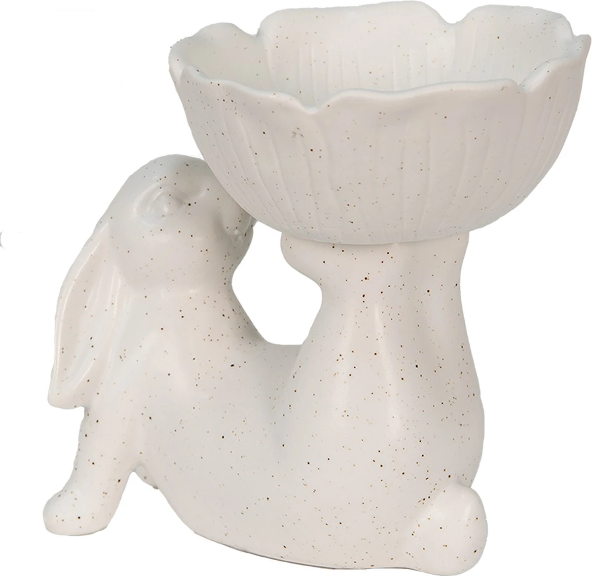 Clayre & Eef Beeld Konijn 15x11x14 Cm Wit Kunststof Woonaccessoires Paashaas Pasen 4 Clayre & Eef Beeld Konijn 15x11x14 Cm Wit Kunststof Woonaccessoires Paashaas Pasen - Afbeelding 2