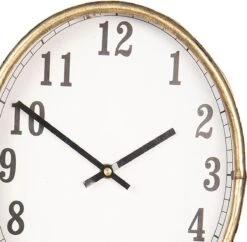 Clayre & Eef Tafelklok 28*12*36 Cm / 1*AA Goudkleurig Ijzer Glas Hout Ovaal Tafelklokken Binnen Staand Klokje Tafelklokje 9 Clayre & Eef Tafelklok 28*12*36 Cm / 1*AA Goudkleurig Ijzer Glas Hout Ovaal Tafelklokken Binnen Staand Klokje Tafelklokje -Clayre & Eef 1200x1176 5