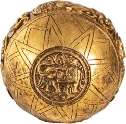 Clayre & Eef Decoratie Ø 10 Cm Goudkleurig Kunststof Rond Olifant 6 Clayre & Eef Decoratie Ø 10 Cm Goudkleurig Kunststof Rond Olifant -Clayre & Eef 1200x1177