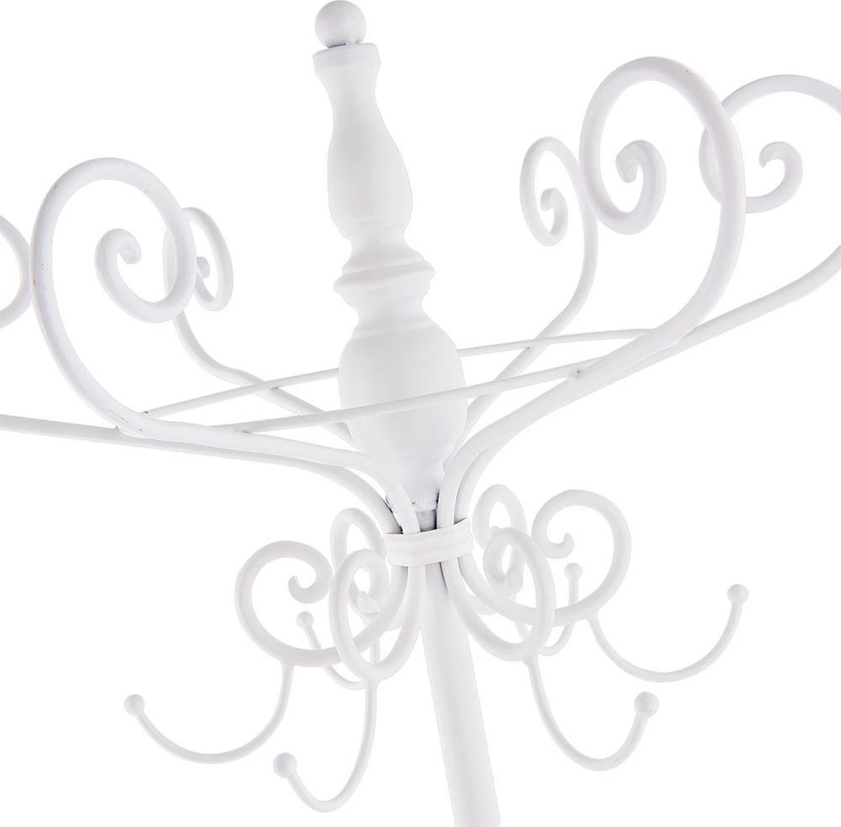 Clayre & Eef Kapstok Staand 180 Cm Wit Ijzer Kapstok 4 Clayre & Eef Kapstok Staand 180 Cm Wit Ijzer Kapstok - Afbeelding 2