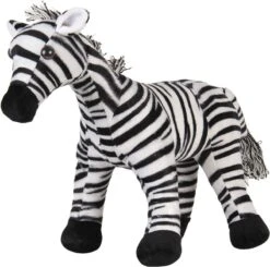 Clayre & Eef Deurstopper Zebra 37x13x30 Cm Zwart Wit Polyester Deurklem Deurwig -Clayre & Eef 1200x1188 9