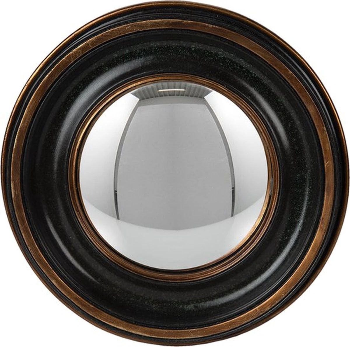 Clayre & Eef Spiegel Ø 29 Cm Bruin Kunststof Rond Bolle Spiegel Wand Spiegel Muur Spiegel 8 Clayre & Eef Spiegel Ø 29 Cm Bruin Kunststof Rond Bolle Spiegel Wand Spiegel Muur Spiegel - Afbeelding 6