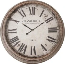 Clayre & Eef Wandklok Ø 64 Cm Grijs Ijzer Rond Muurklok Hangklok Keukenklok 11 Clayre & Eef Wandklok Ø 64 Cm Grijs Ijzer Rond Muurklok Hangklok Keukenklok -Clayre & Eef 1200x1190 7