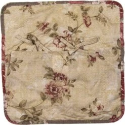 Clayre & Eef Kussenhoes 40x40 Cm Bruin Polyester Vierkant Bloemen Sierkussenhoes Kussen Hoes -Clayre & Eef 1200x1193 8