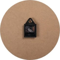 Clayre & Eef Wandklok Ø 34 Cm Beige MDF Rond Wereldkaart Muurklok Hangklok Keukenklok -Clayre & Eef 1200x1195 11