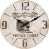 Clayre & Eef Wandklok Ø 30 Cm Beige MDF Rond Camera Vintage Camera Muurklok Hangklok Keukenklok 2 Clayre & Eef Wandklok Ø 30 Cm Beige MDF Rond Camera Vintage Camera Muurklok Hangklok Keukenklok -Clayre & Eef 1200x1195 6
