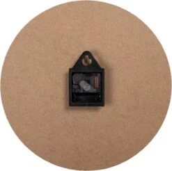 Clayre & Eef Wandklok Ø 34 Cm Wit MDF Rond Wereldkaart Muurklok Hangklok Keukenklok -Clayre & Eef 1200x1196 18