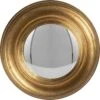 Clayre & Eef Spiegel Ø 24 Cm Goudkleurig Hout Rond Bolle Spiegel Wand Spiegel Muur Spiegel -Clayre & Eef 1200x1196 25