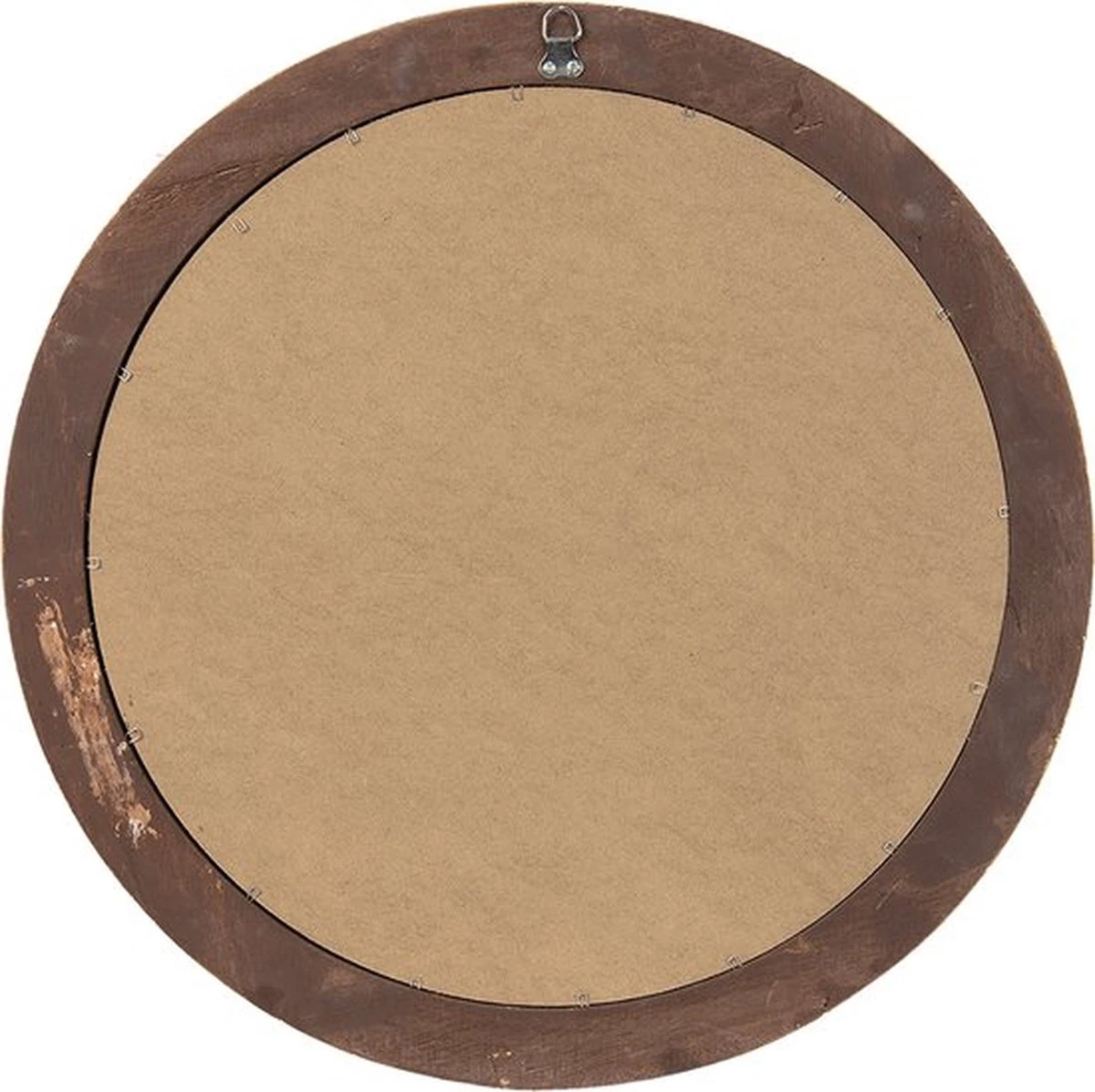 Clayre & Eef Spiegel Ø 59 Cm Goudkleurig Hout Grote Spiegel Wand Spiegel Muur Spiegel 5 Clayre & Eef Spiegel Ø 59 Cm Goudkleurig Hout Grote Spiegel Wand Spiegel Muur Spiegel - Afbeelding 3