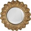 Clayre & Eef Spiegel Ø 18 Cm Goudkleurig Kunststof Rond Bladeren Grote Spiegel Wand Spiegel Muur Spiegel -Clayre & Eef 1200x1198 27