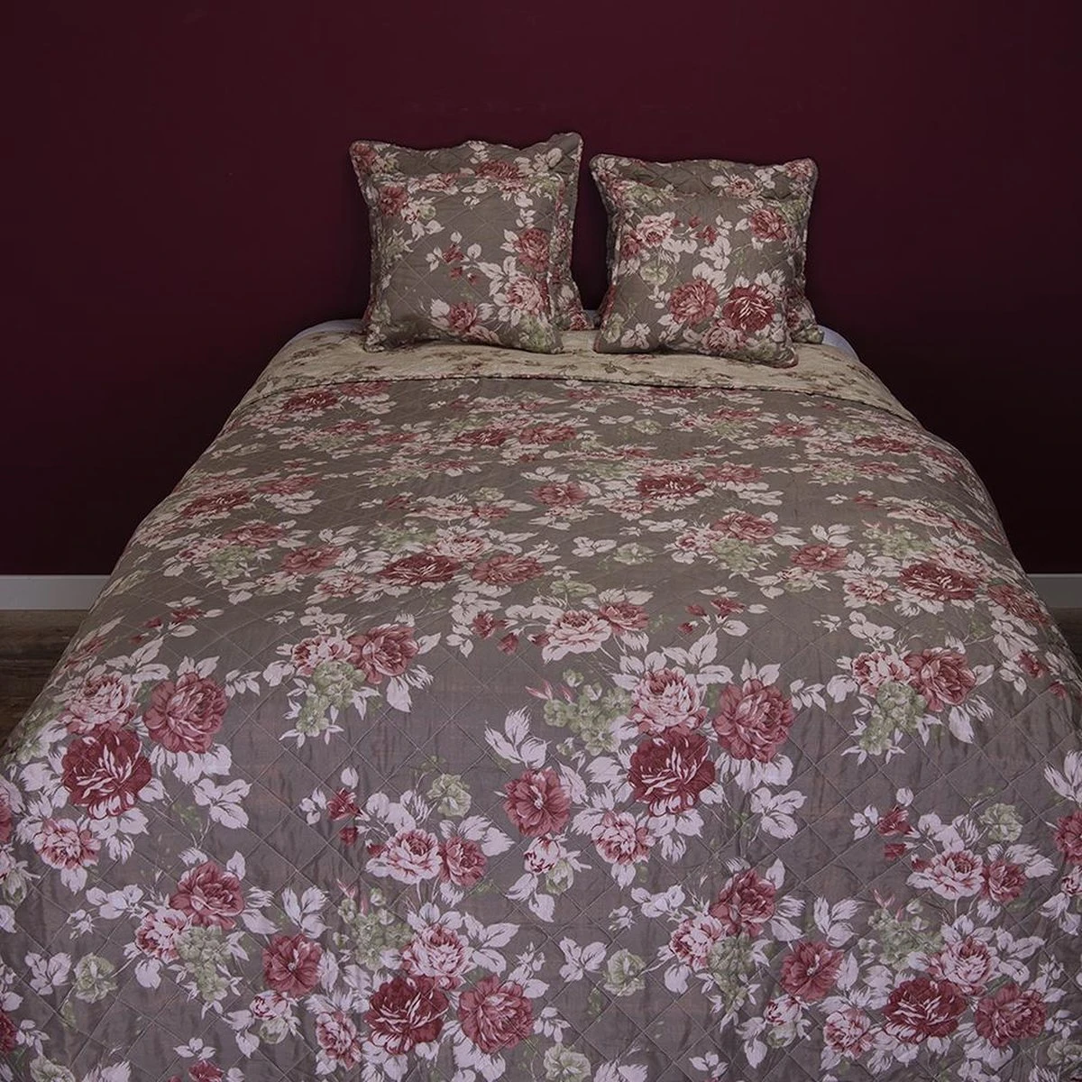 Clayre & Eef Kussenhoes 50x50 Cm Bruin Polyester Vierkant Bloemen Sierkussenhoes Kussen Hoes 9 Clayre & Eef Kussenhoes 50x50 Cm Bruin Polyester Vierkant Bloemen Sierkussenhoes Kussen Hoes - Afbeelding 7