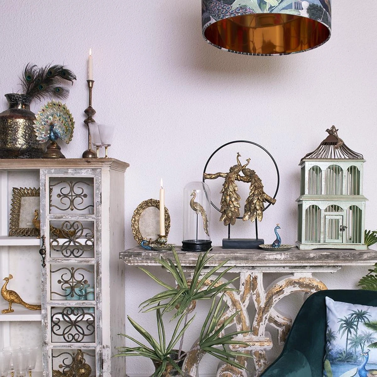 Clayre & Eef Beeld Pauw 38x38x49 Cm Goudkleurig Kunststof Woonaccessoires Beeld Decoratie Decoratieve Accessoires 10 Clayre & Eef Beeld Pauw 38x38x49 Cm Goudkleurig Kunststof Woonaccessoires Beeld Decoratie Decoratieve Accessoires - Afbeelding 8