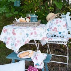 Stoelkussenhoes Met Bevestigingslinten - 100% Katoen - Veldbloemen - Bloemen Motief - 40 X 40 Cm 8 Stoelkussenhoes Met Bevestigingslinten - 100% Katoen - Veldbloemen - Bloemen Motief - 40 X 40 Cm -Clayre & Eef 1200x1200 172