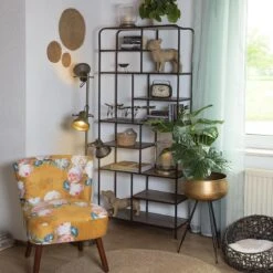 Clayre & Eef Tafelklok 20x5x15 Cm Bruin Metaal Rechthoek Radio Tafelklokken Binnen Staand Klokje Tafelklokje -Clayre & Eef 1200x1200 191