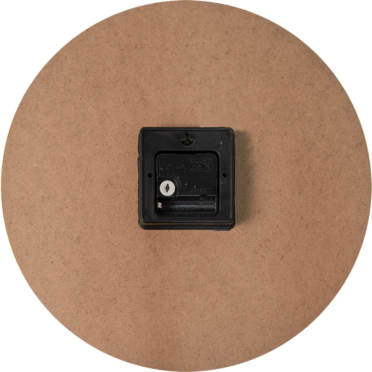 Clayre & Eef Wandklok Ø 34 Cm Wit Zwart MDF Grand Hotel Muurklok Hangklok 4 Clayre & Eef Wandklok Ø 34 Cm Wit Zwart MDF Grand Hotel Muurklok Hangklok - Afbeelding 2