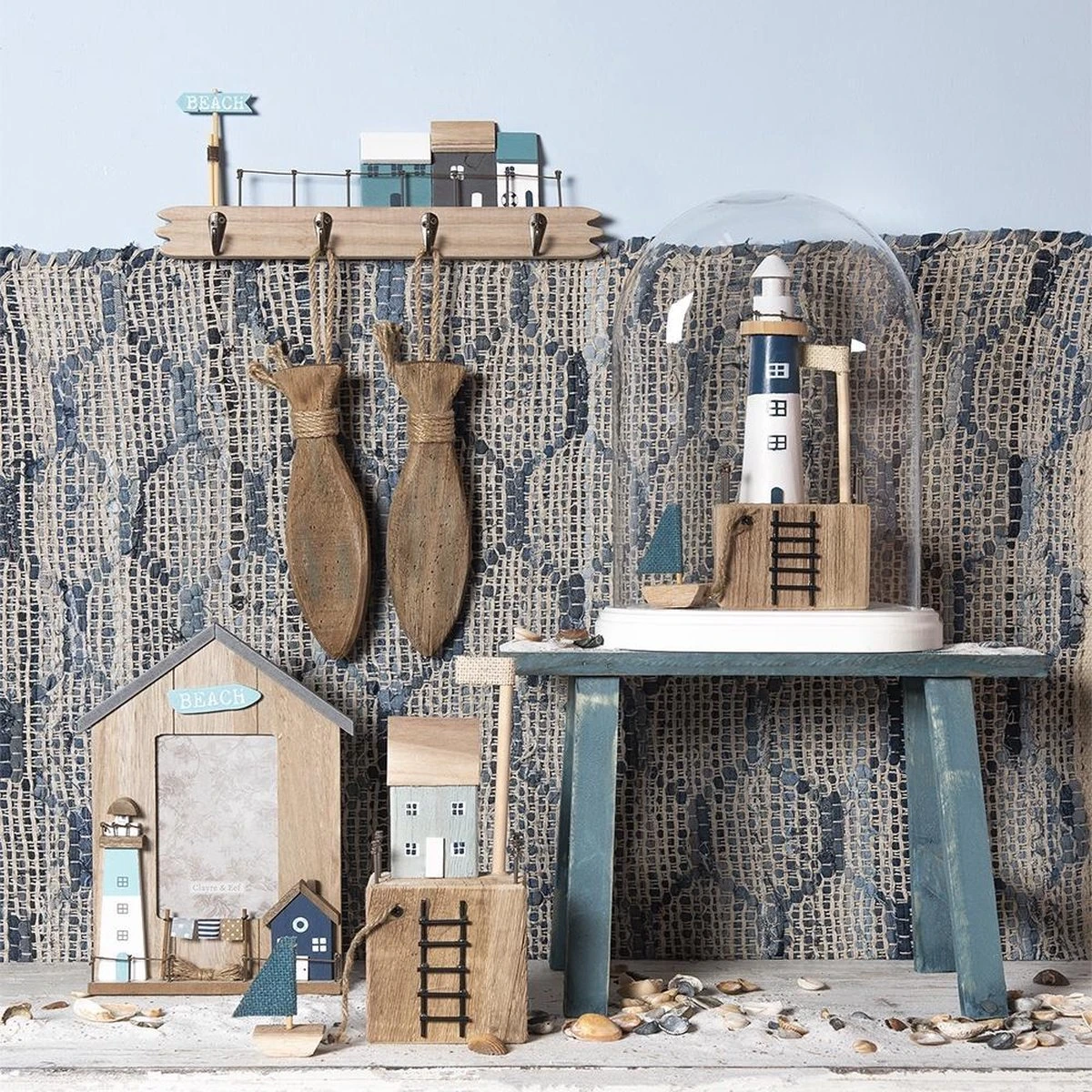 Clayre & Eef Decoratie Vuurtoren 11x7x27 Cm Bruin Hout Rechthoek Decoratief Figuur Decoratieve Accessoires Woonaccessoires 5 Clayre & Eef Decoratie Vuurtoren 11x7x27 Cm Bruin Hout Rechthoek Decoratief Figuur Decoratieve Accessoires Woonaccessoires - Afbeelding 3