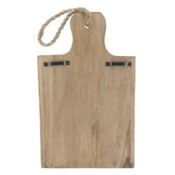 Clayre & Eef Sleutelrekje 21x45 Cm Bruin Hout Metaal Rechthoek Sleutelbord Sleutelkastje -Clayre & Eef 1200x1200 325