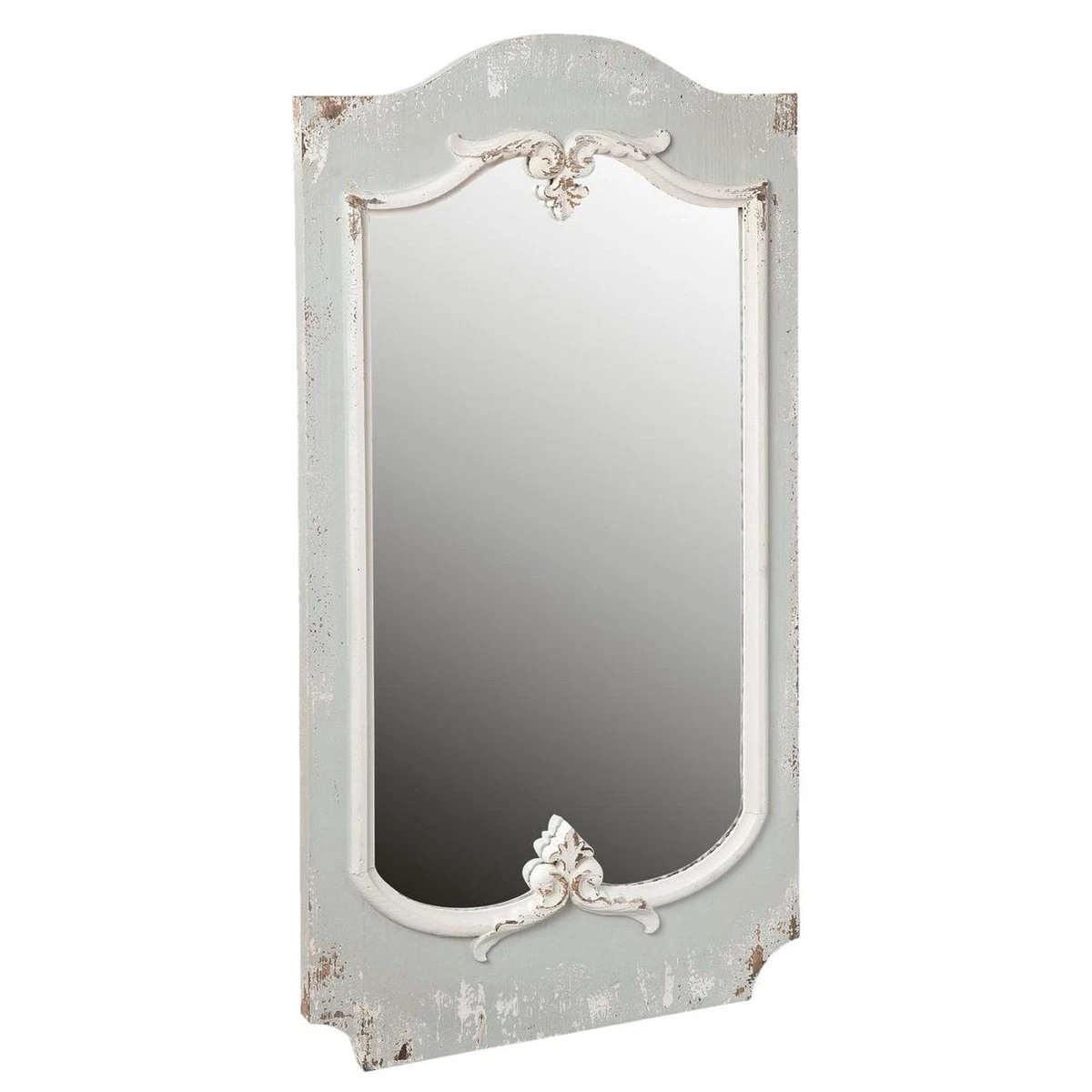 Clayre & Eef Spiegel 56x110 Cm Grijs Hout Rechthoek Grote Spiegel Wandspiegel Muur Spiegel 8 Clayre & Eef Spiegel 56x110 Cm Grijs Hout Rechthoek Grote Spiegel Wandspiegel Muur Spiegel - Afbeelding 6