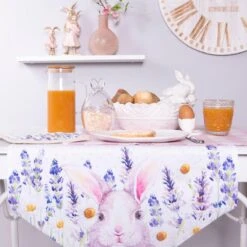 Clayre & Eef Decoratie Beeld Konijn 11*8*26 Cm Bruin, Roze Kunststof Decoratief Figuur Paashaas Woonaccessoires -Clayre & Eef 1200x1200 406