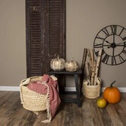 Clayre & Eef Decoratie Pompoen 18 Cm Goudkleurig Hout Decoratief Figuur Decoratieve Accessoires Woonaccessoires -Clayre & Eef 1200x1200 409