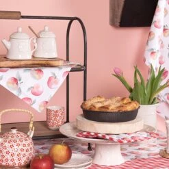 Clayre & Eef Etagère 2 Laags 57x26x48 Cm Bruin Hout Ijzer Rechthoek Serveerschaal -Clayre & Eef 1200x1200 5