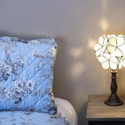 Clayre & Eef Kussenhoes 40x40 Cm Blauw Polyester Vierkant Bloemen Sierkussenhoes Kussen Hoes -Clayre & Eef 1200x1200 93