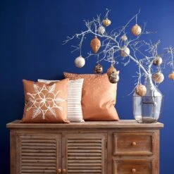 Clayre & Eef Kussenhoes 50*50 Cm Koperkleurig Katoen Sierkussenhoes Kussen Hoes -Clayre & Eef 1200x1200 98