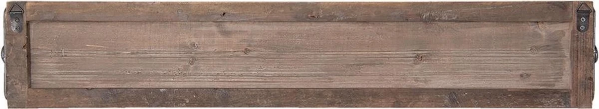 Clayre & Eef Wandkapstok 81x14x15 Cm Bruin Hout Ijzer Rechthoek Decoratieve Kapstok 4 Clayre & Eef Wandkapstok 81x14x15 Cm Bruin Hout Ijzer Rechthoek Decoratieve Kapstok - Afbeelding 2